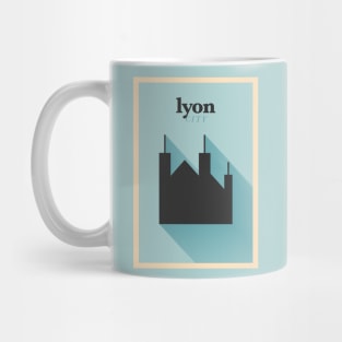 Lyon Poster Design Mug